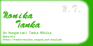 monika tanka business card