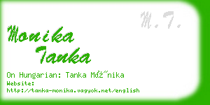 monika tanka business card